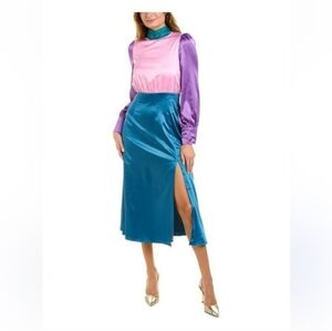 OLIVIA RUBIN Pink and Purple Maxi Dress